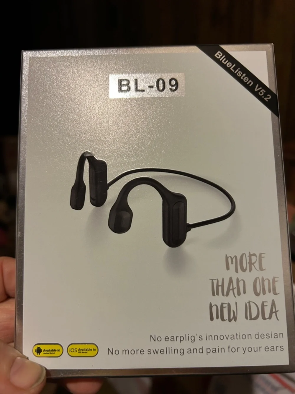 BL-09 Bone Conduction Headphones - Black